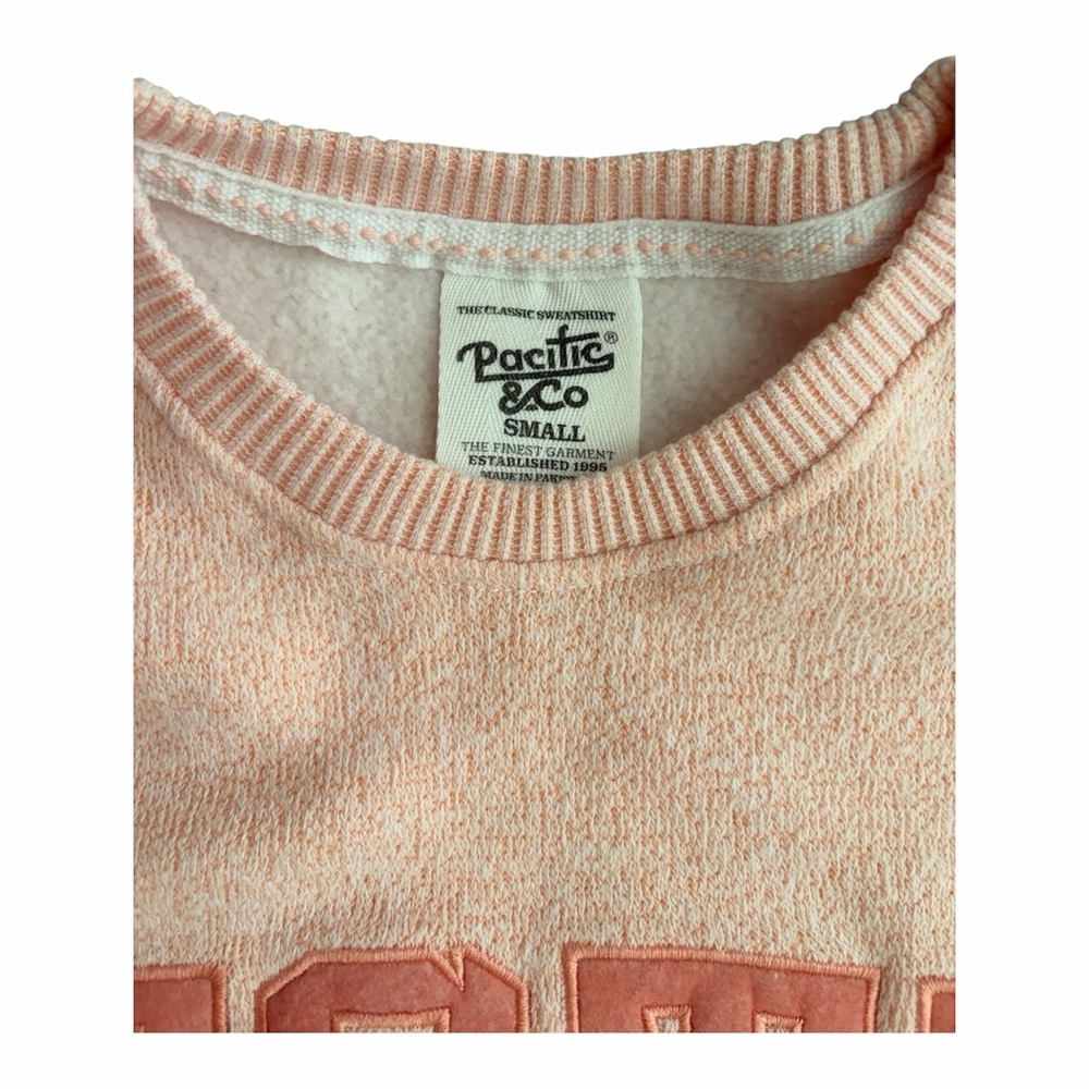 Destin Florida Crewneck Swearshirt Pink Small - Picture 2 of 3